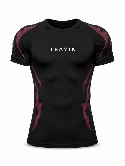 burgandy void compression
