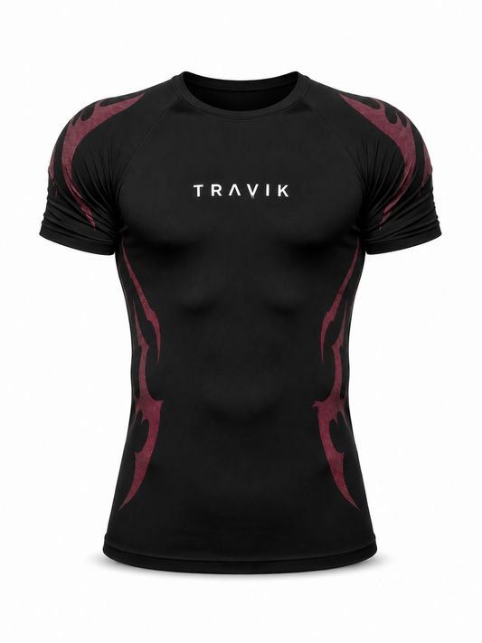 burgandy void compression
